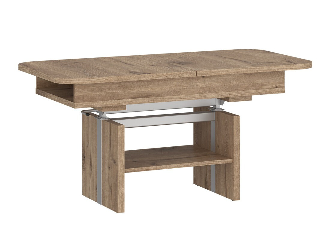 Raztegljiva klubska mizica Ontario 121 (Temen hrast)