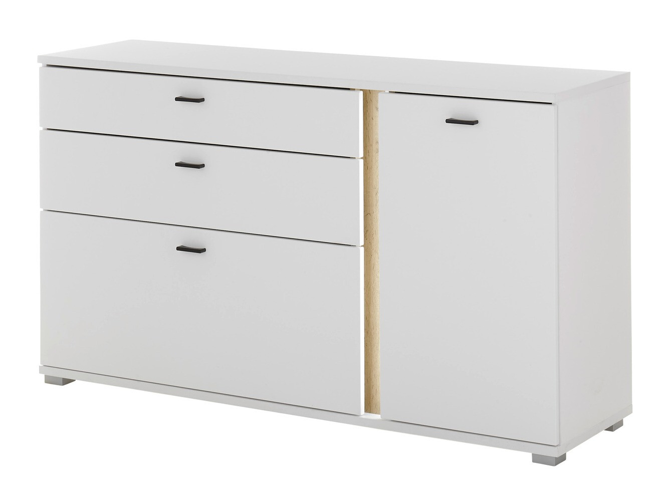 Komoda Avimavi 106 (Bela + Wotan hrast)