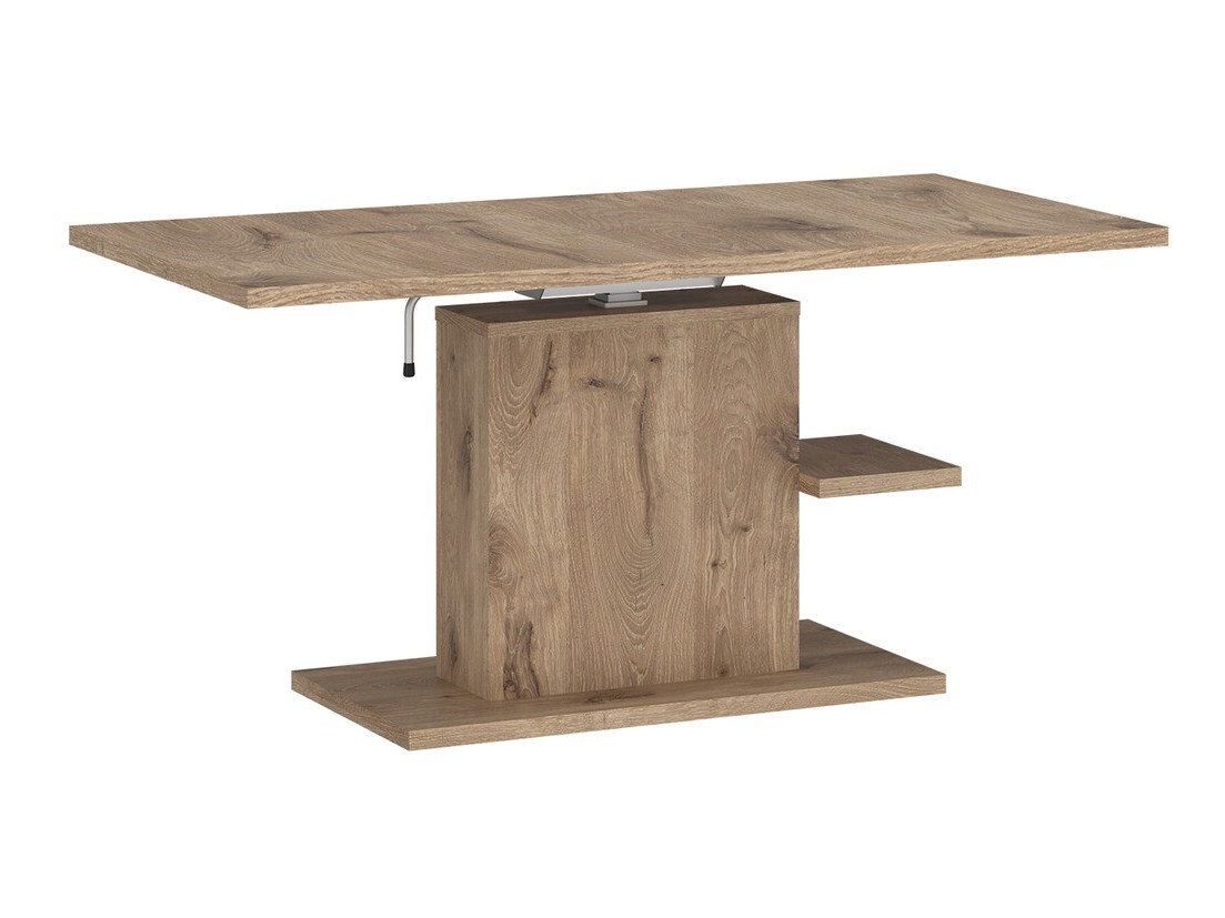 Raztegljiva klubska mizica Ontario 122 (Temen hrast)