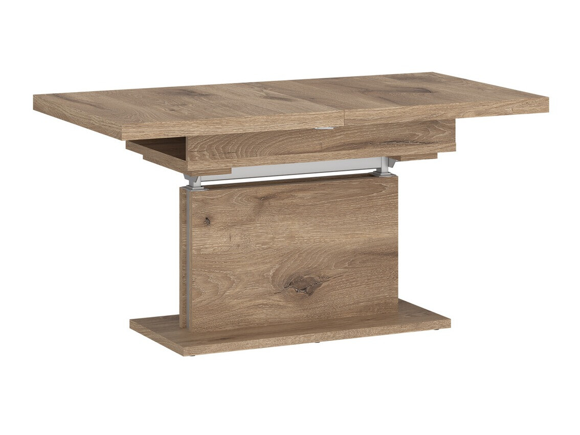 Raztegljiva klubska mizica Ontario 123 (Temen hrast)