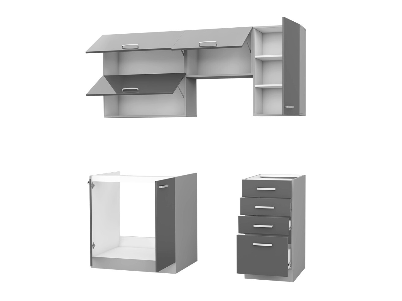 Modularni kuhinjski komplet Multi White 125