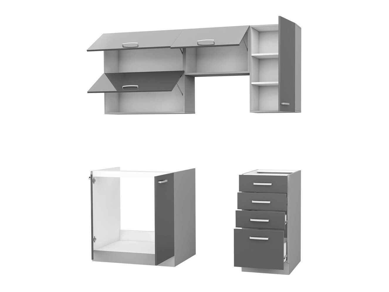 Modularni kuhinjski komplet Multi White 125