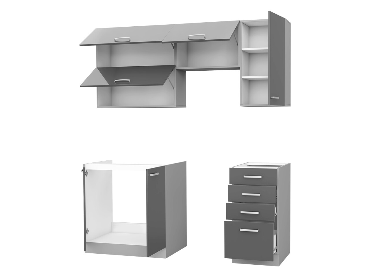 Modularni kuhinjski komplet Multi White 125