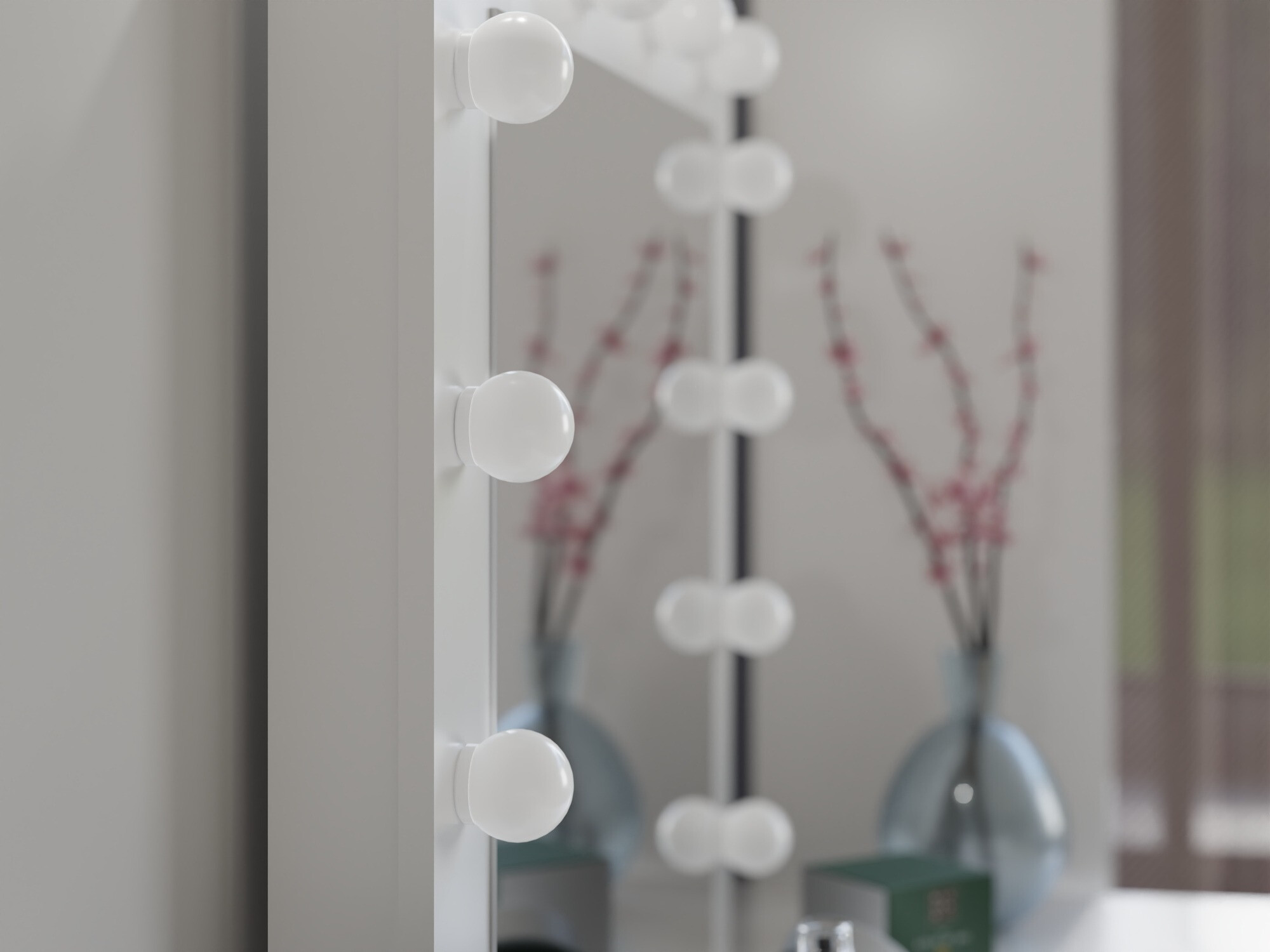 Toaletna mizica Mandeville 156 (Bela)