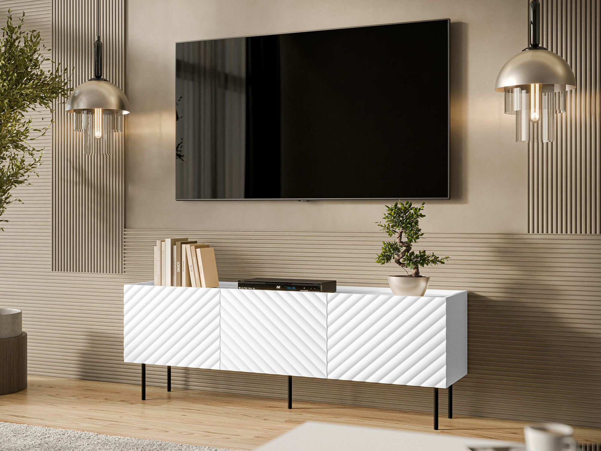 TV-omarica Sillen (Bela)