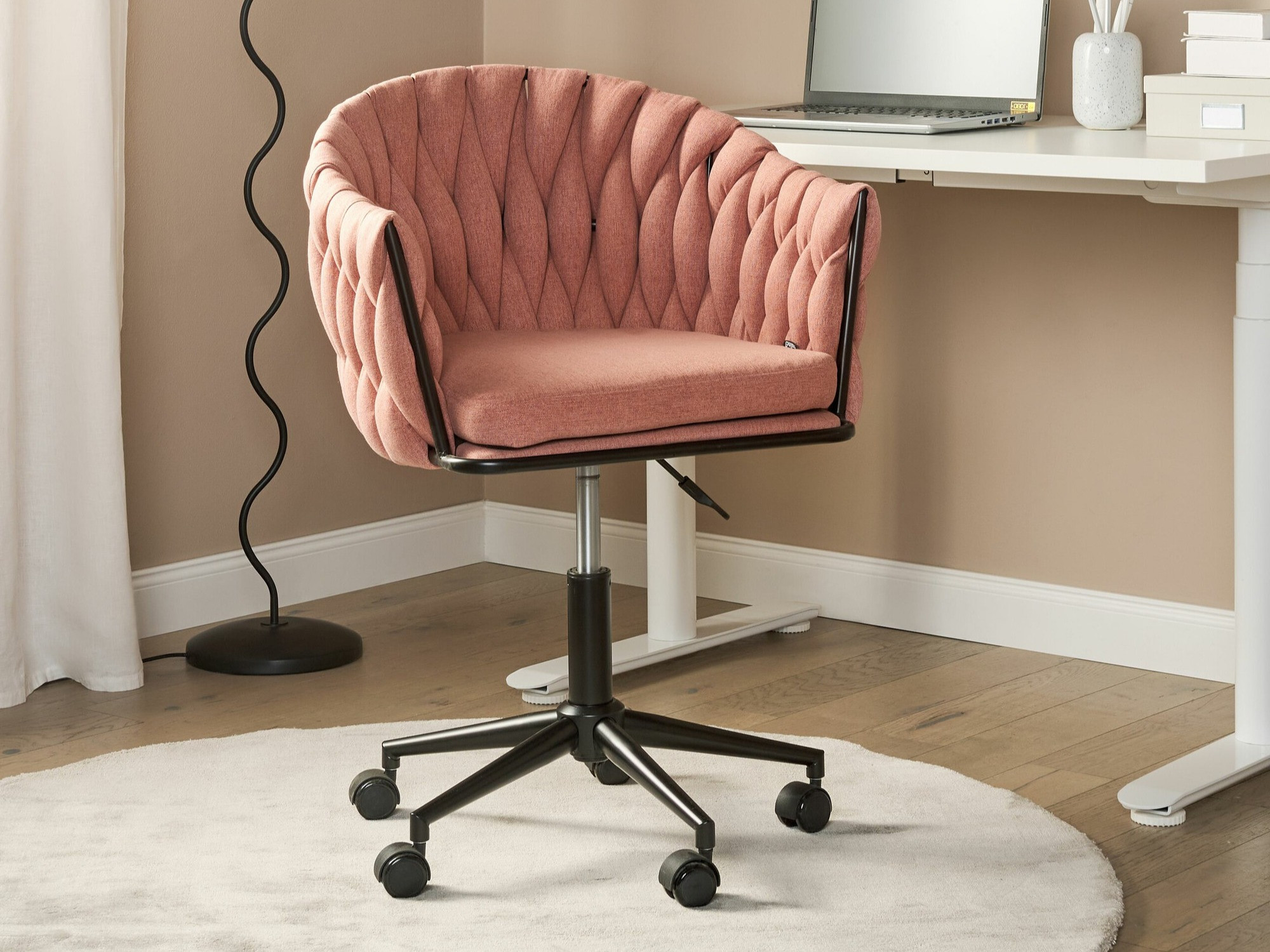 Pisarniški stol Berwyn 2231 (Črna + Roza)