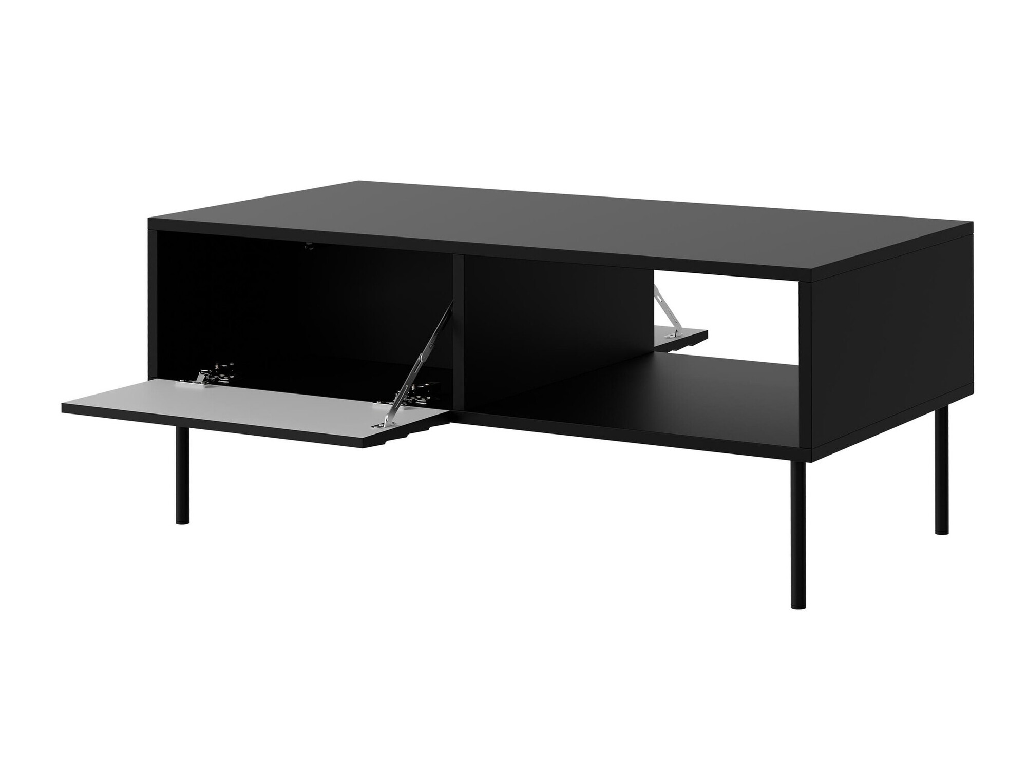 Komplet za dnevno sobo Flosoru 109 (Črna)