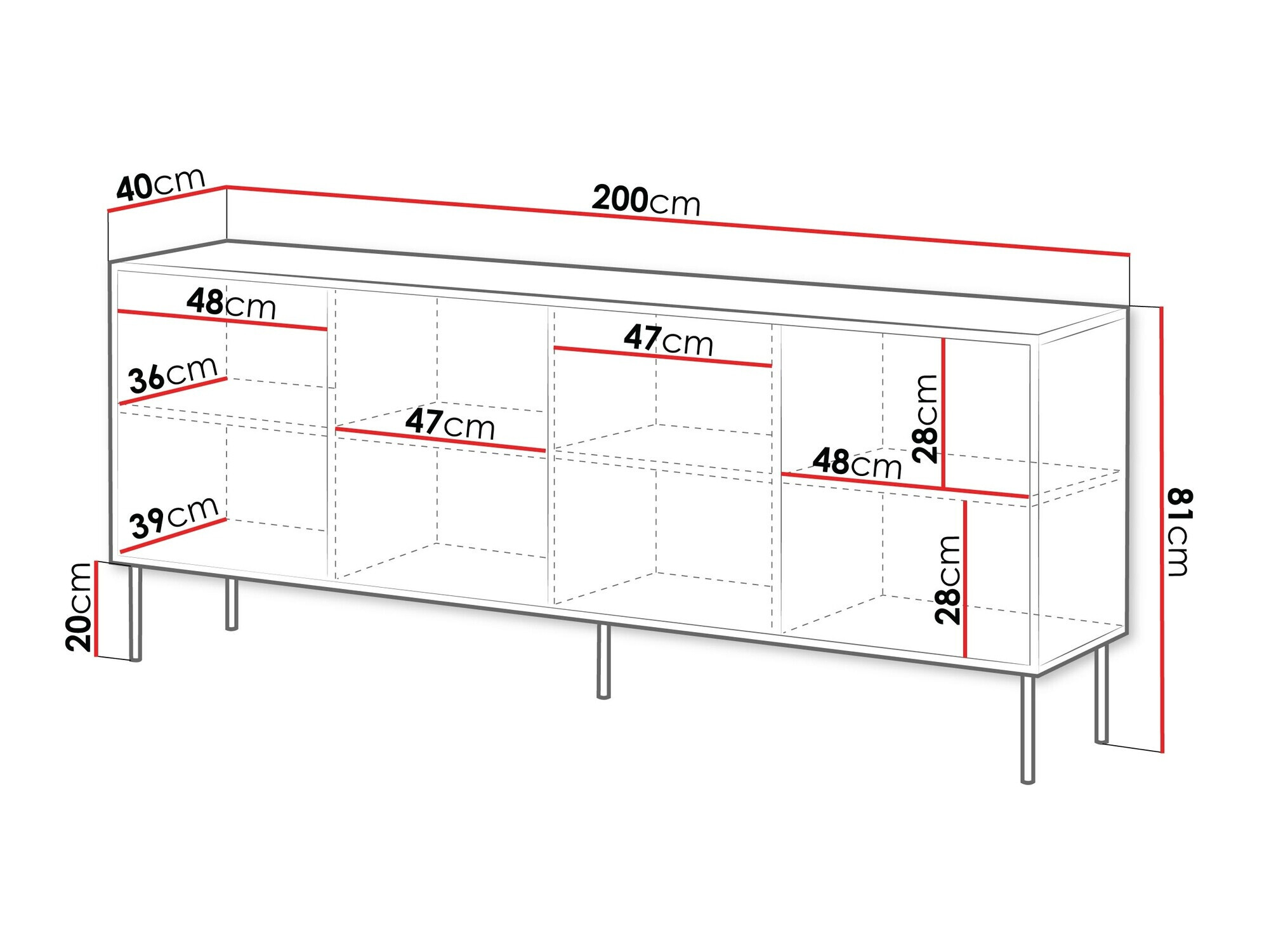 Omarica Flosoru 102 (Črna)
