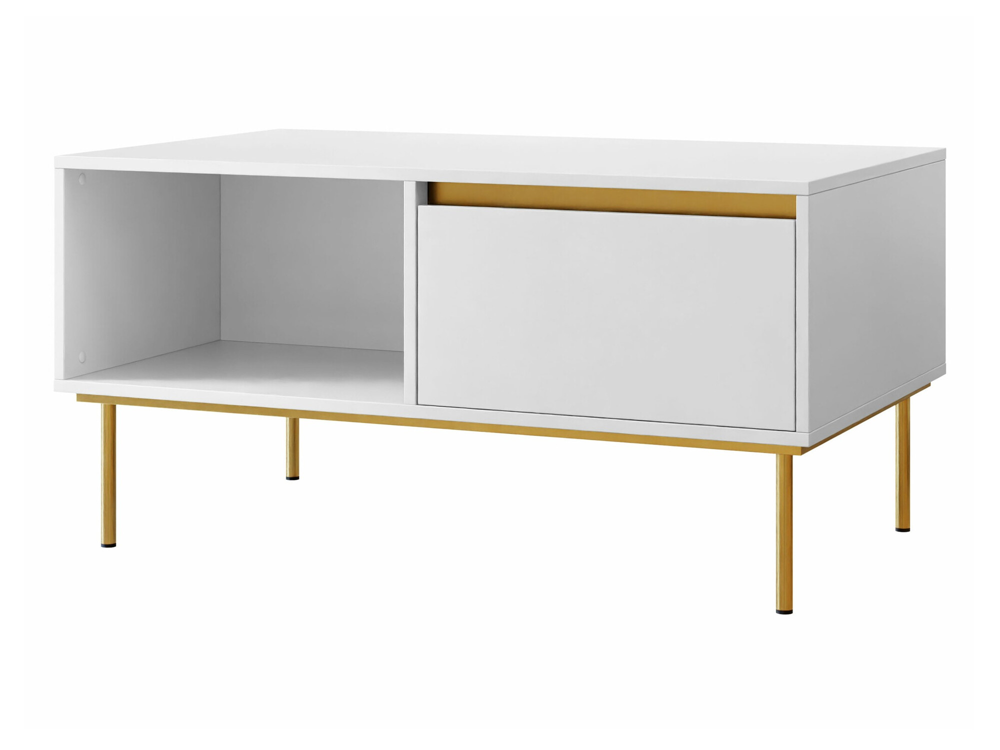 Klubska mizica Comfivo 495 (Bela)