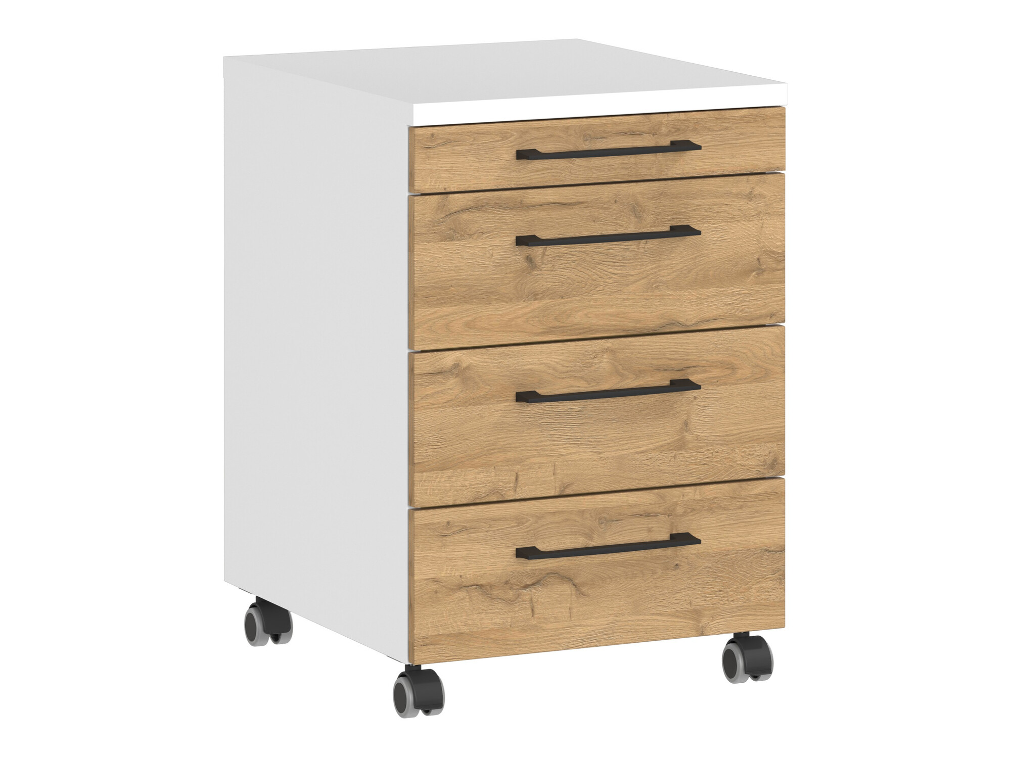 Predalnik Lartesi 105 (Bela + Hrast Grandson)