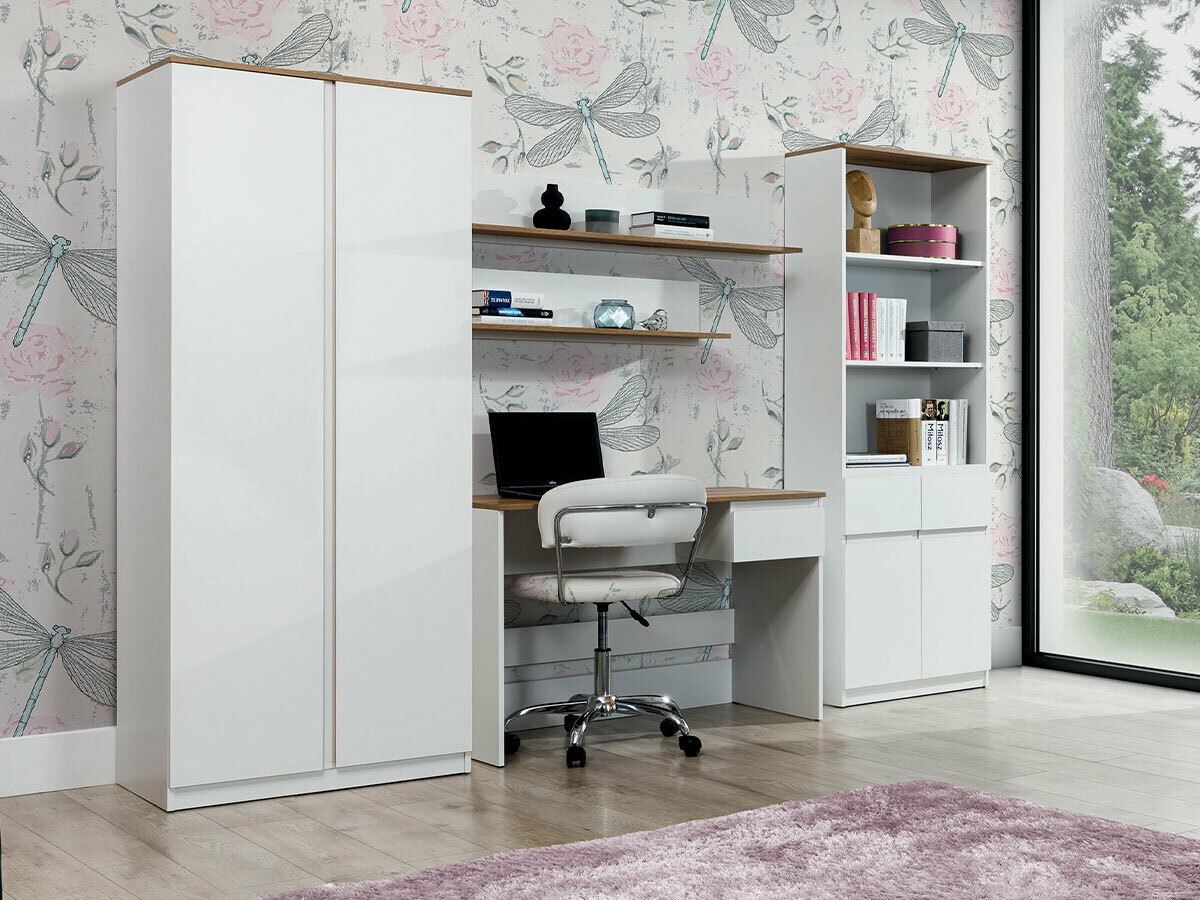 Regal Catelbi 106 (Bela + Hrast)