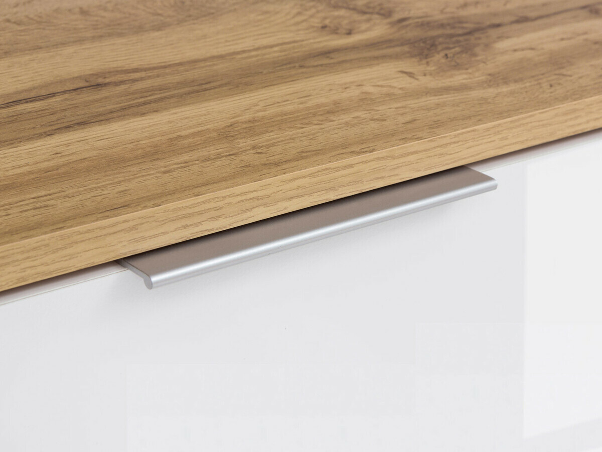 Komoda Tivetra 102 (Wotan hrast + Sijaj bela)