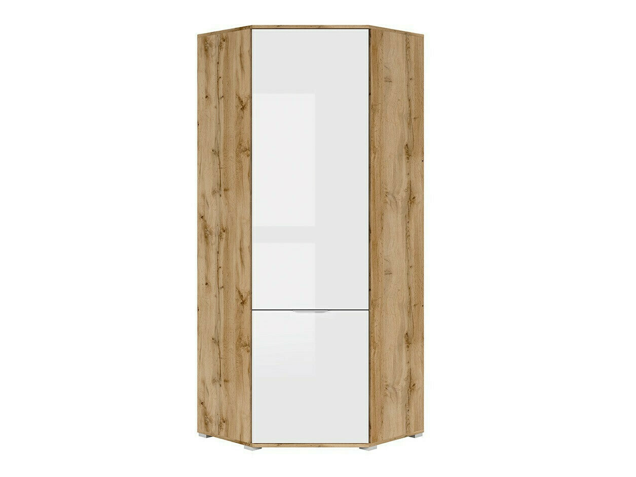 Kotna omara Tivetra 116 (Wotan hrast + Sijaj bela)