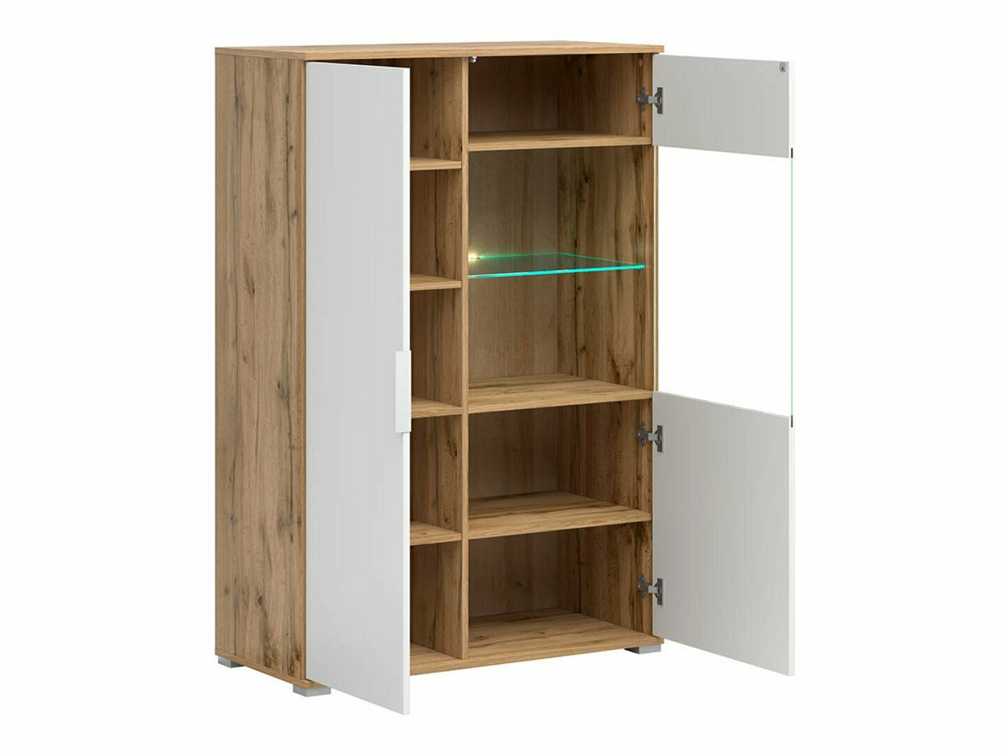 Omarica Tivetra 107 (Wotan hrast + Sijaj bela)