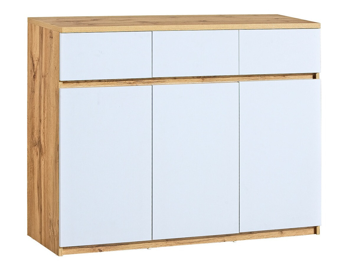 Komoda Evaropha 105 (Wotan hrast + Bela)