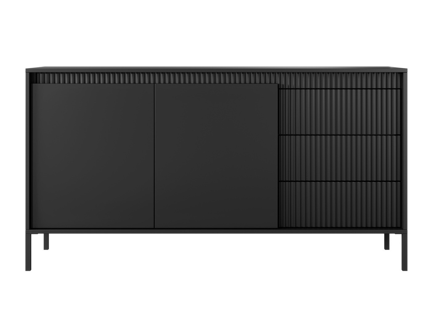 Komoda Romfele 101 (Črna)