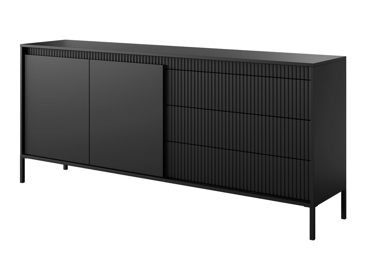 Komoda Romfele 102 (Črna)