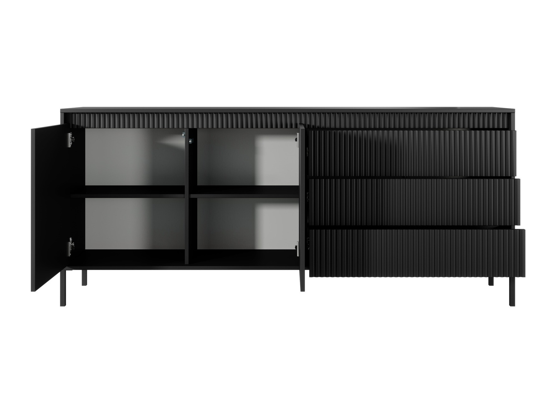 Komoda Romfele 102 (Črna)