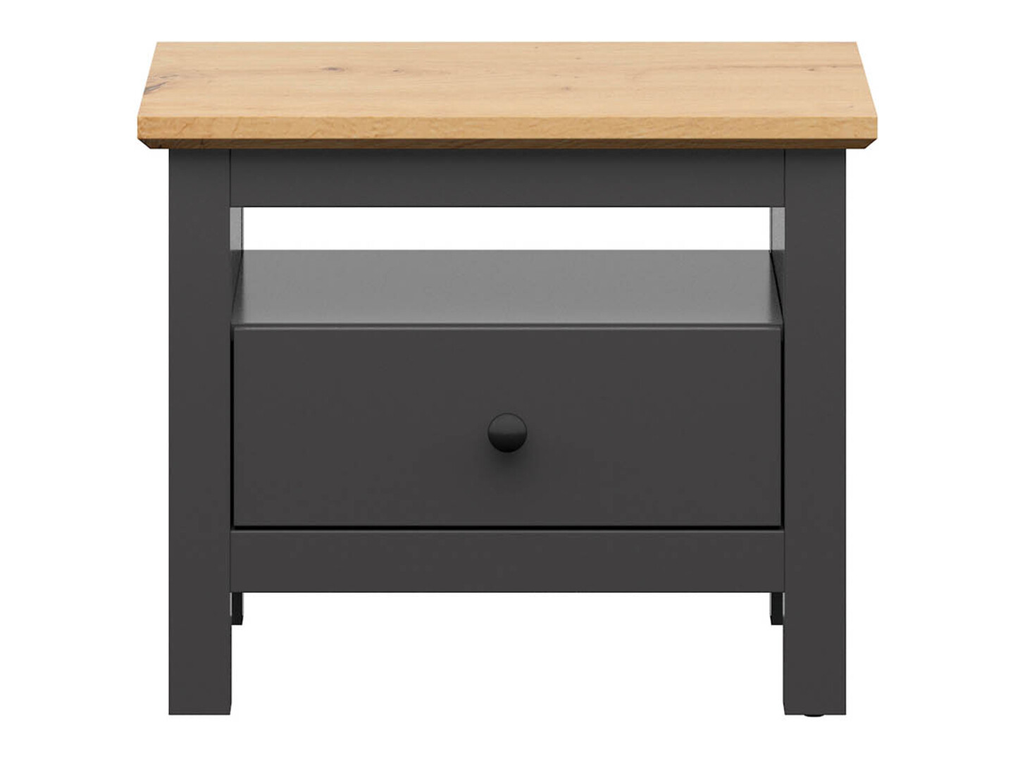 Nočna omarica Sordoro 100 (Grafit + Artisan hrast)