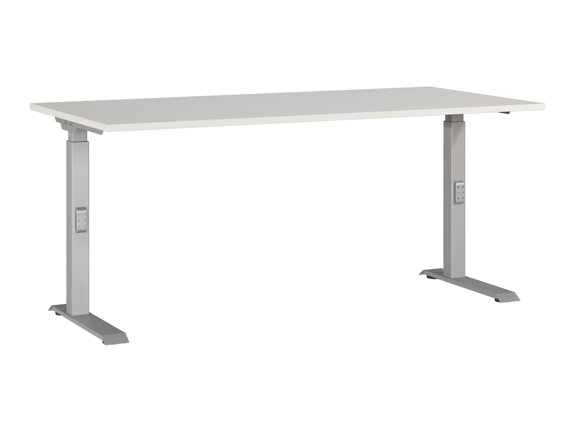 Pisalna miza Eliromo 123 (Svetlo siva + Srebrna)