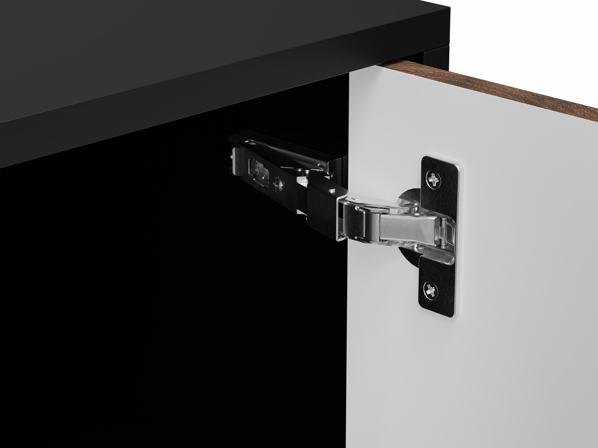 Regal Flosoru 107 (Oreh + Črna)