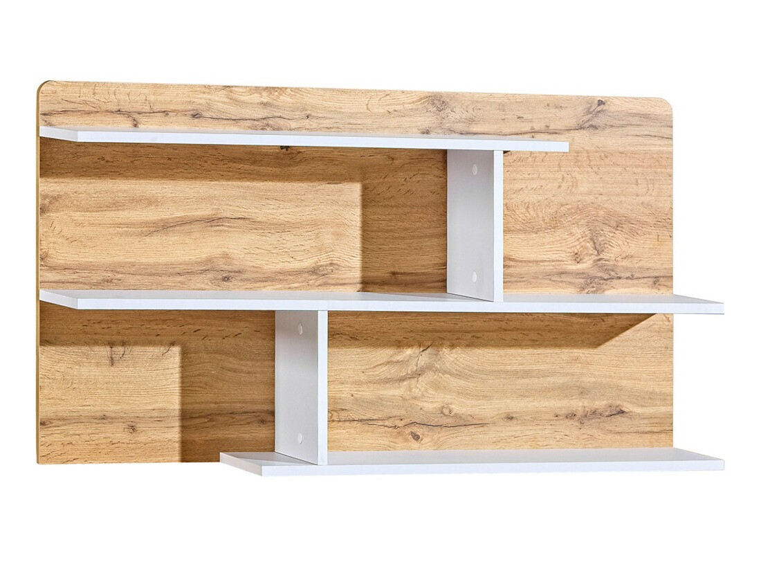 Stenska polica Evaropha 111 (Wotan hrast + Bela)