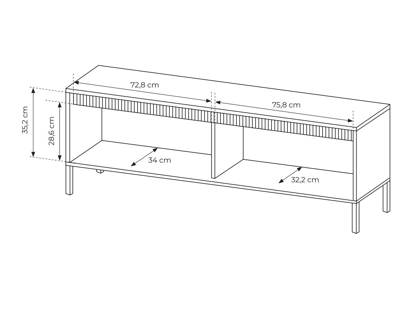 TV-omarica Romfele 103 (Bež)