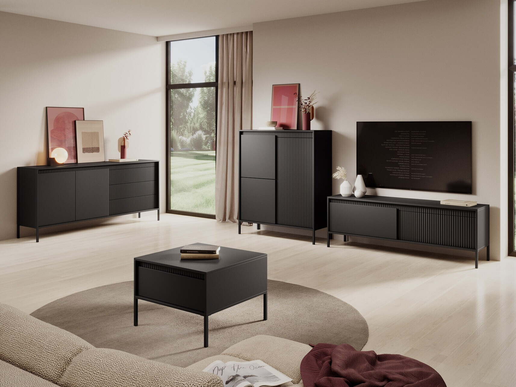 TV-omarica Romfele 103 (Črna)