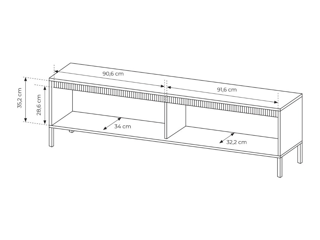 TV-omarica Romfele 104 (Bež)