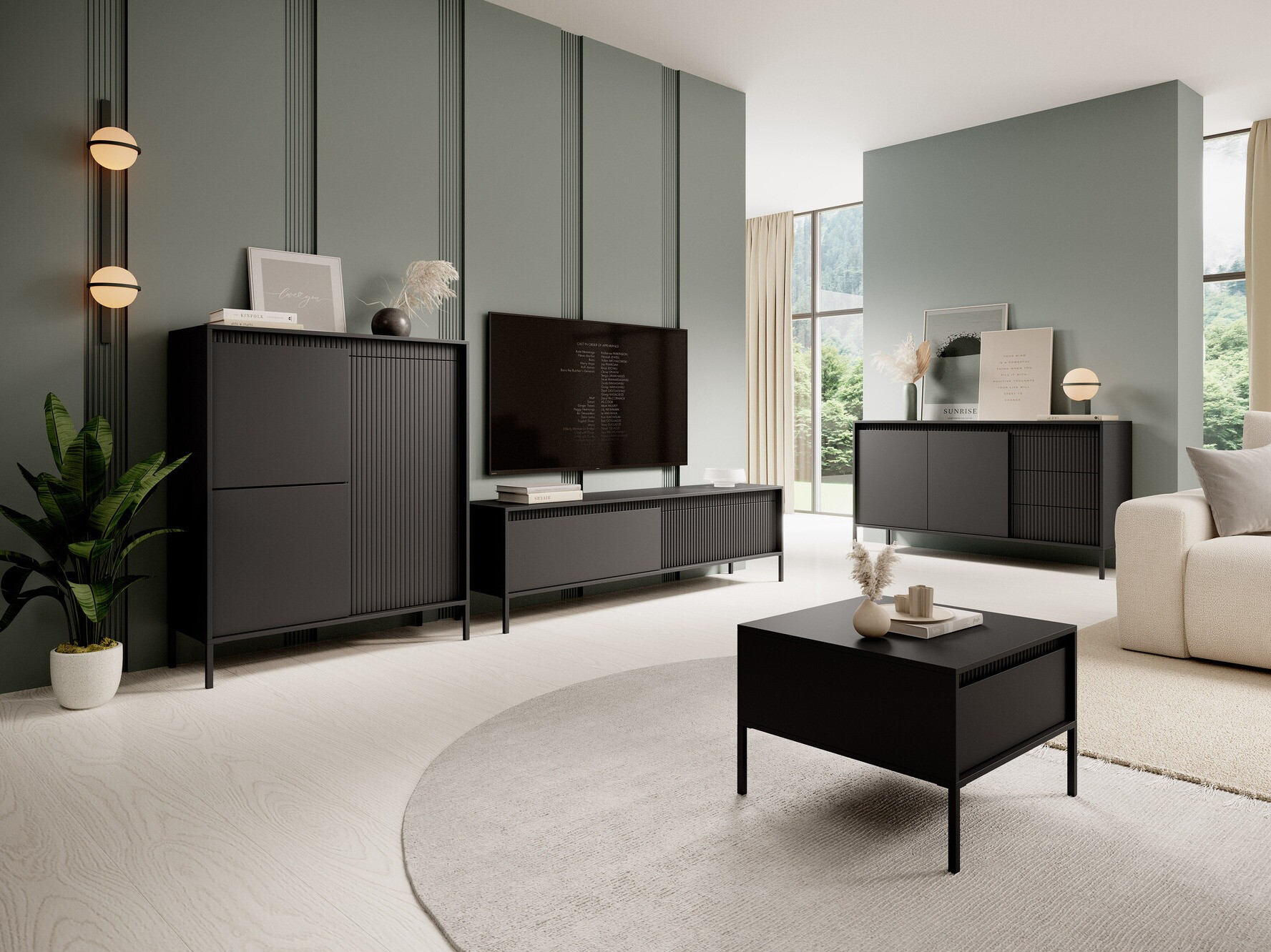 TV-omarica Romfele 104 (Črna)