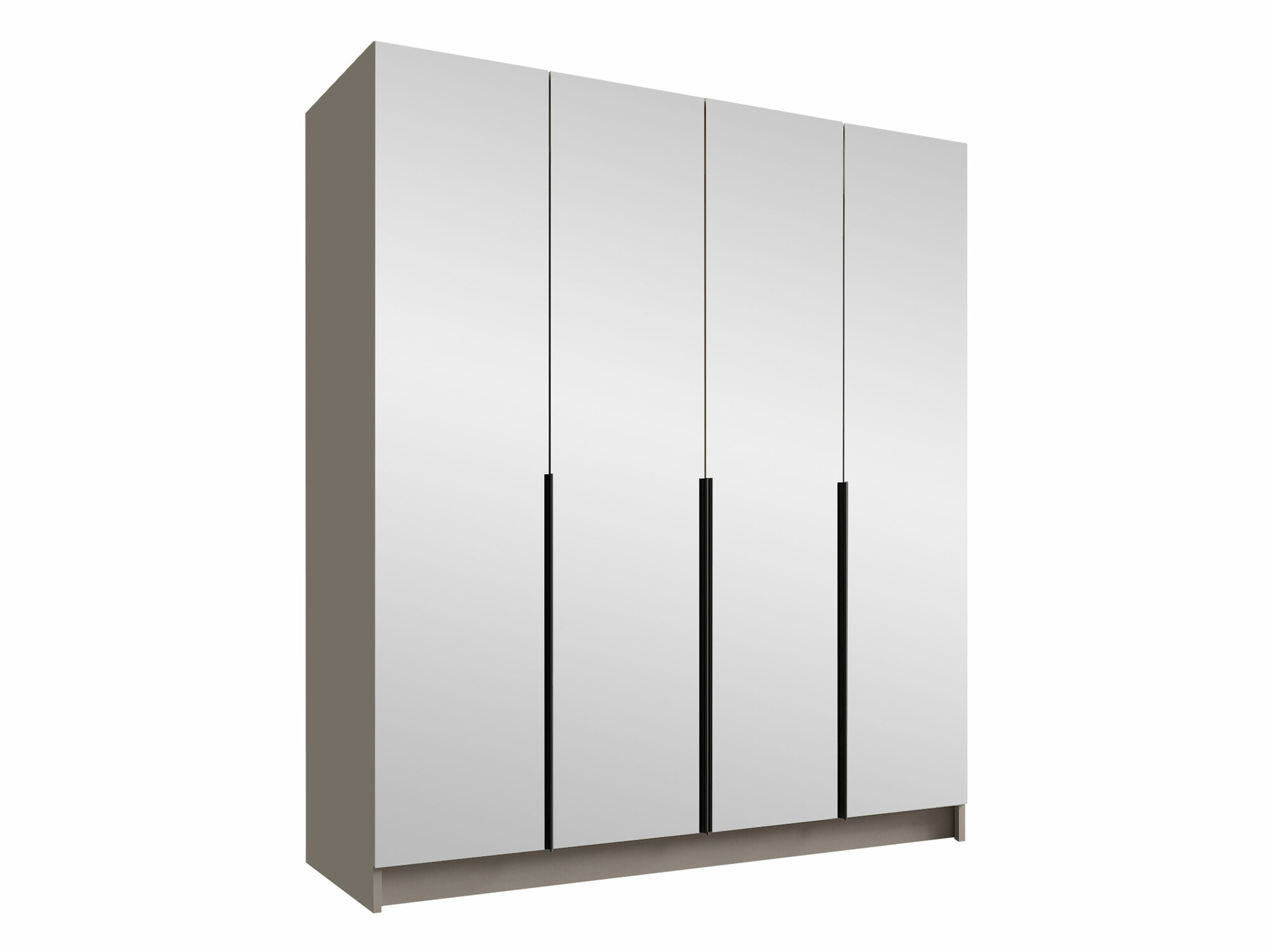 Garderobna omara Closico Navor III (Kašmir + Črna)