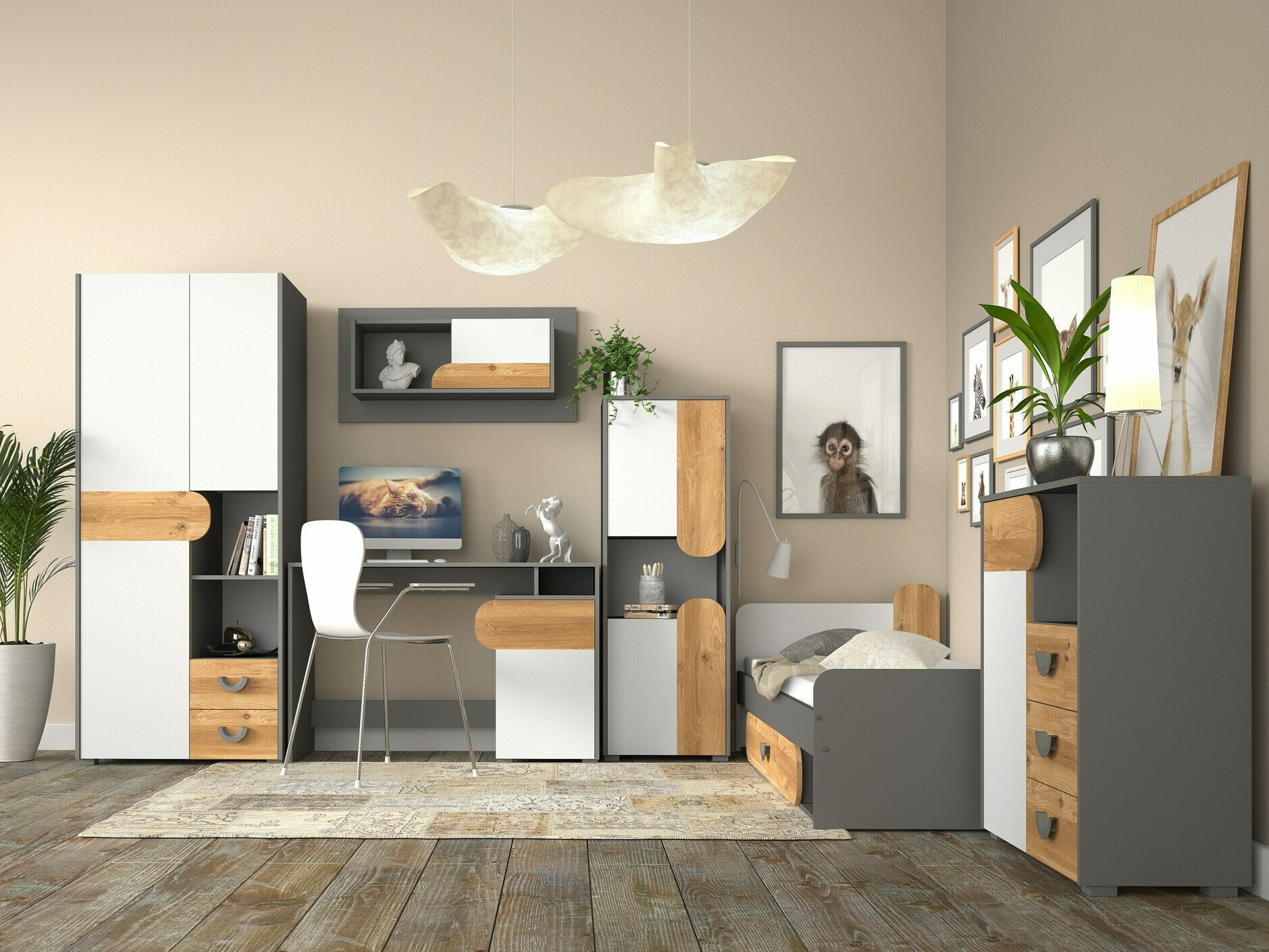 Garderobna omara Lomteo 100