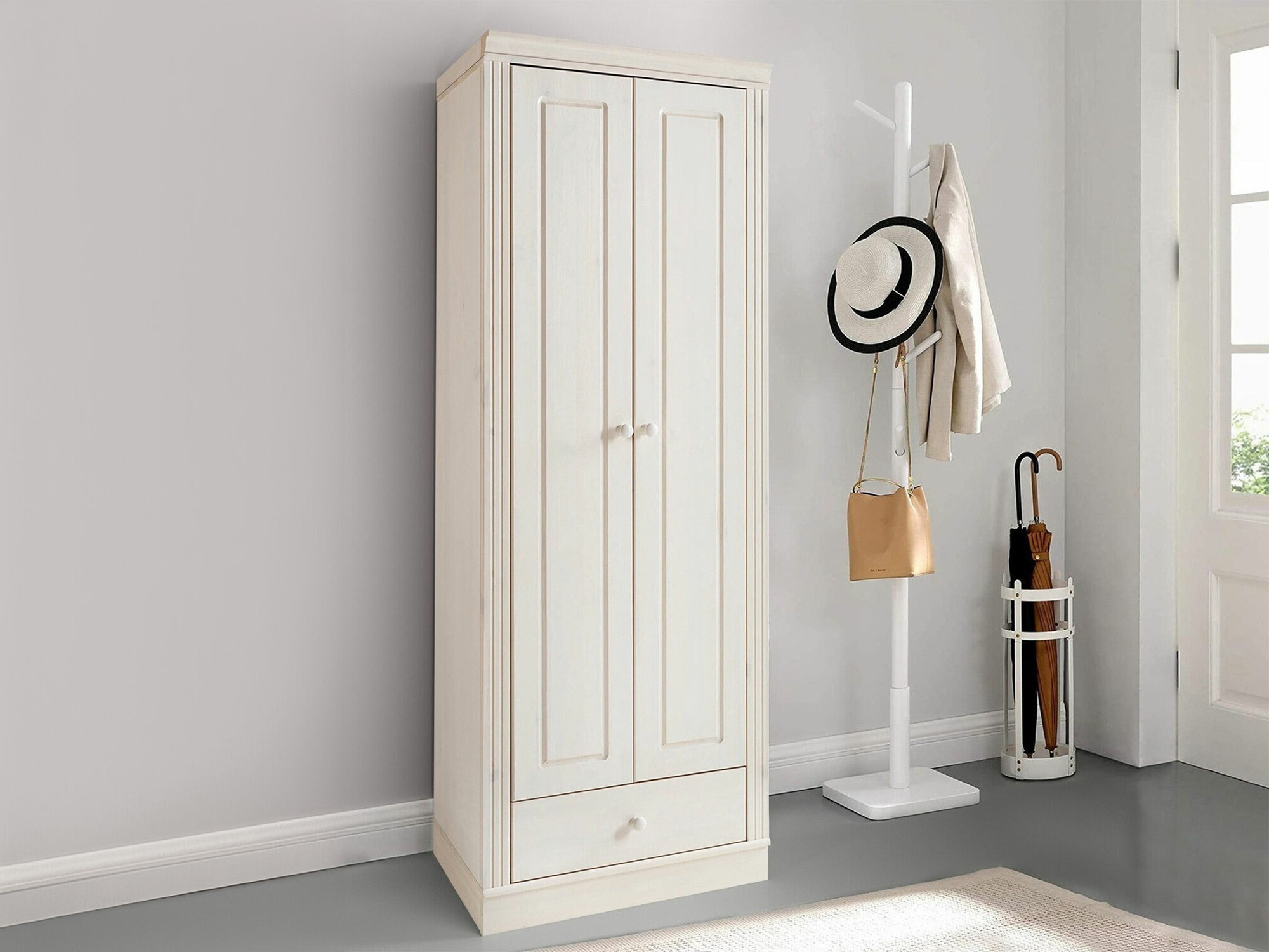 Garderobna omara Saltoro 137 (Bela)