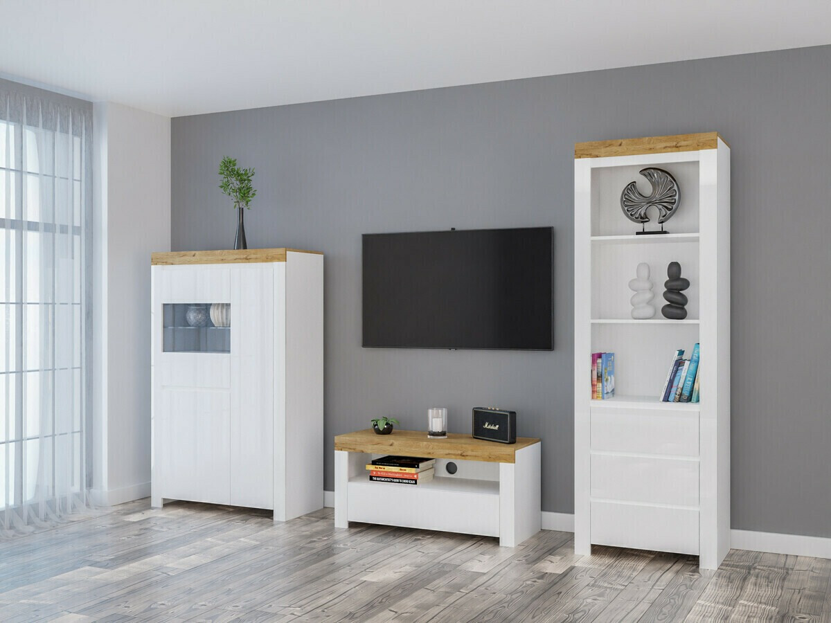 Regal Sonsoru 105 (Bela + Sijaj bela + Wotan hrast)