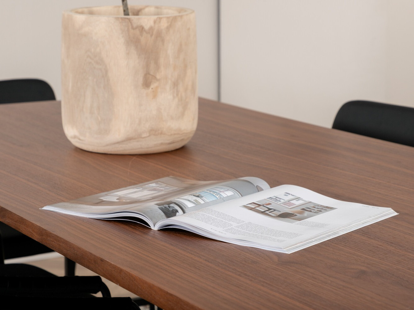 Jedilniški komplet Dallas 2797 (Oreh + Črna)