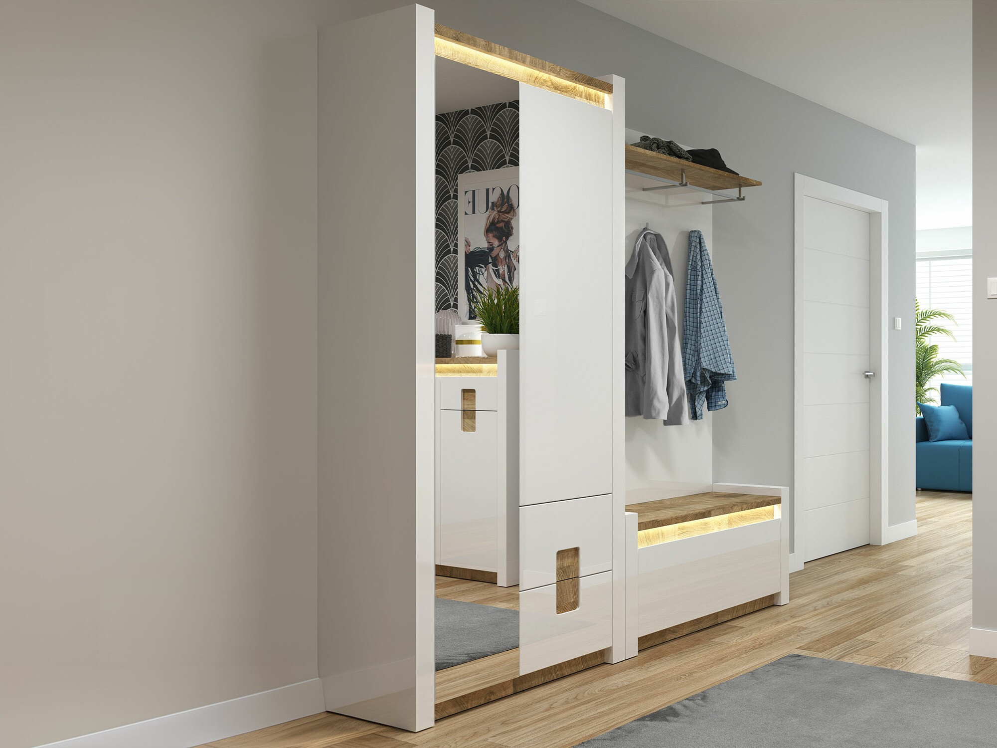 Komplet za predsobo Cirevai 123