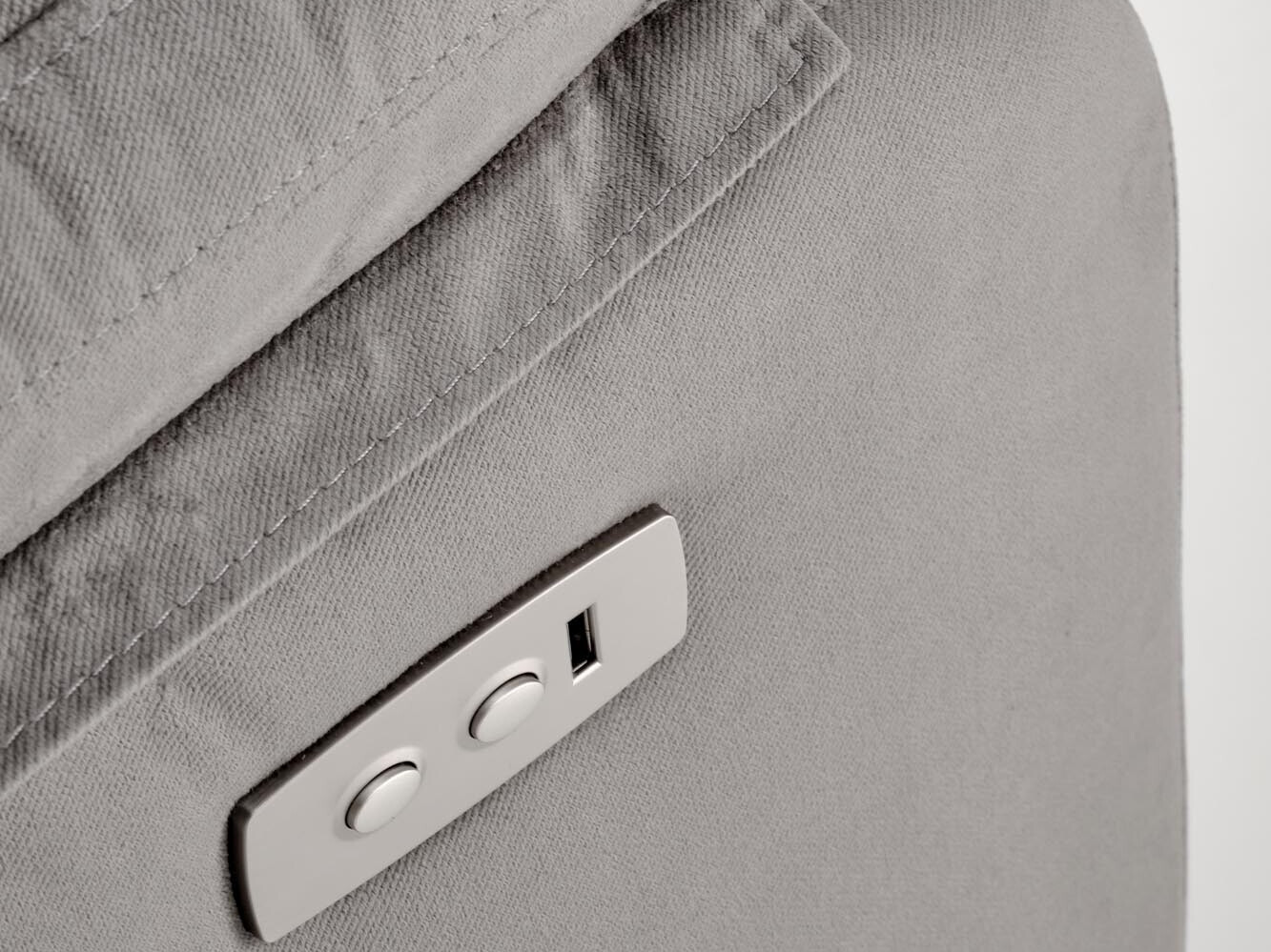 Fotelj s počivalnikom Houston 1781 (Siva)