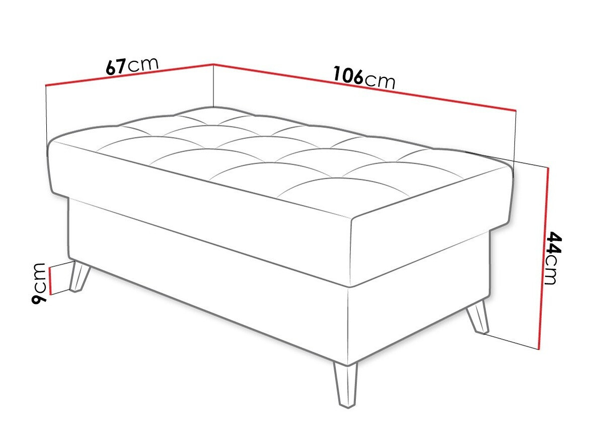 Klop z oblazinjenjem Comfivo 236 (Baloo 2074)