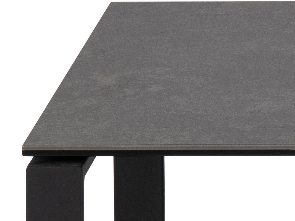 Komplet klubskih mizic Norsica 421 (Temno siva + Črna)