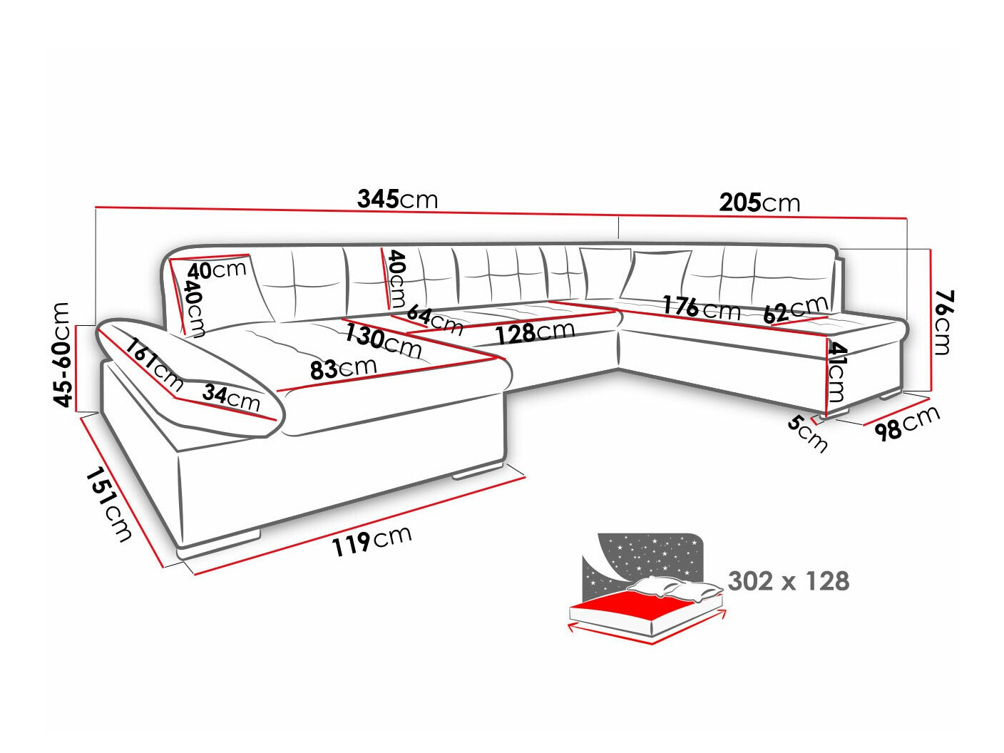 Kotna garnitura Comfivo 173 (Tracy 211.01)