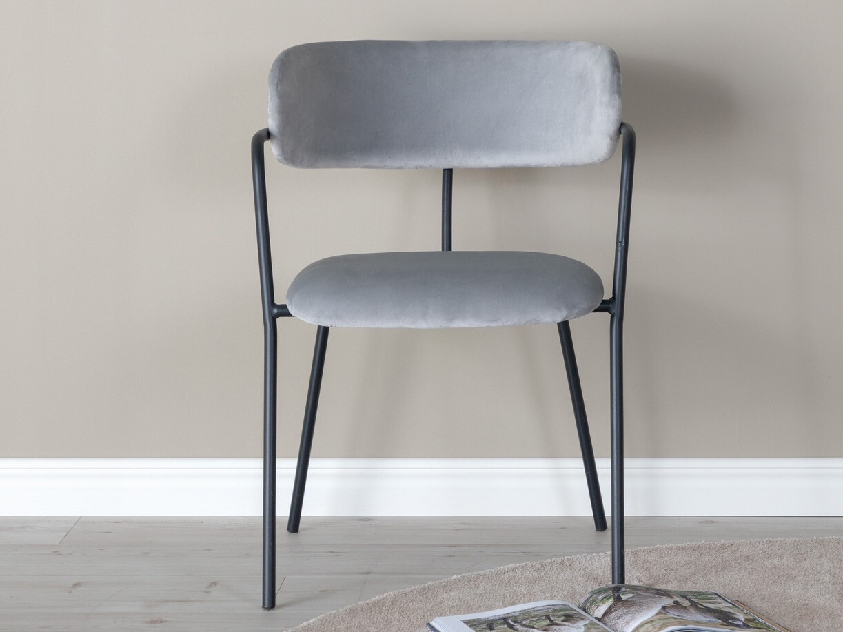 Stol Dallas 108 (Svetlo siva + Črna)