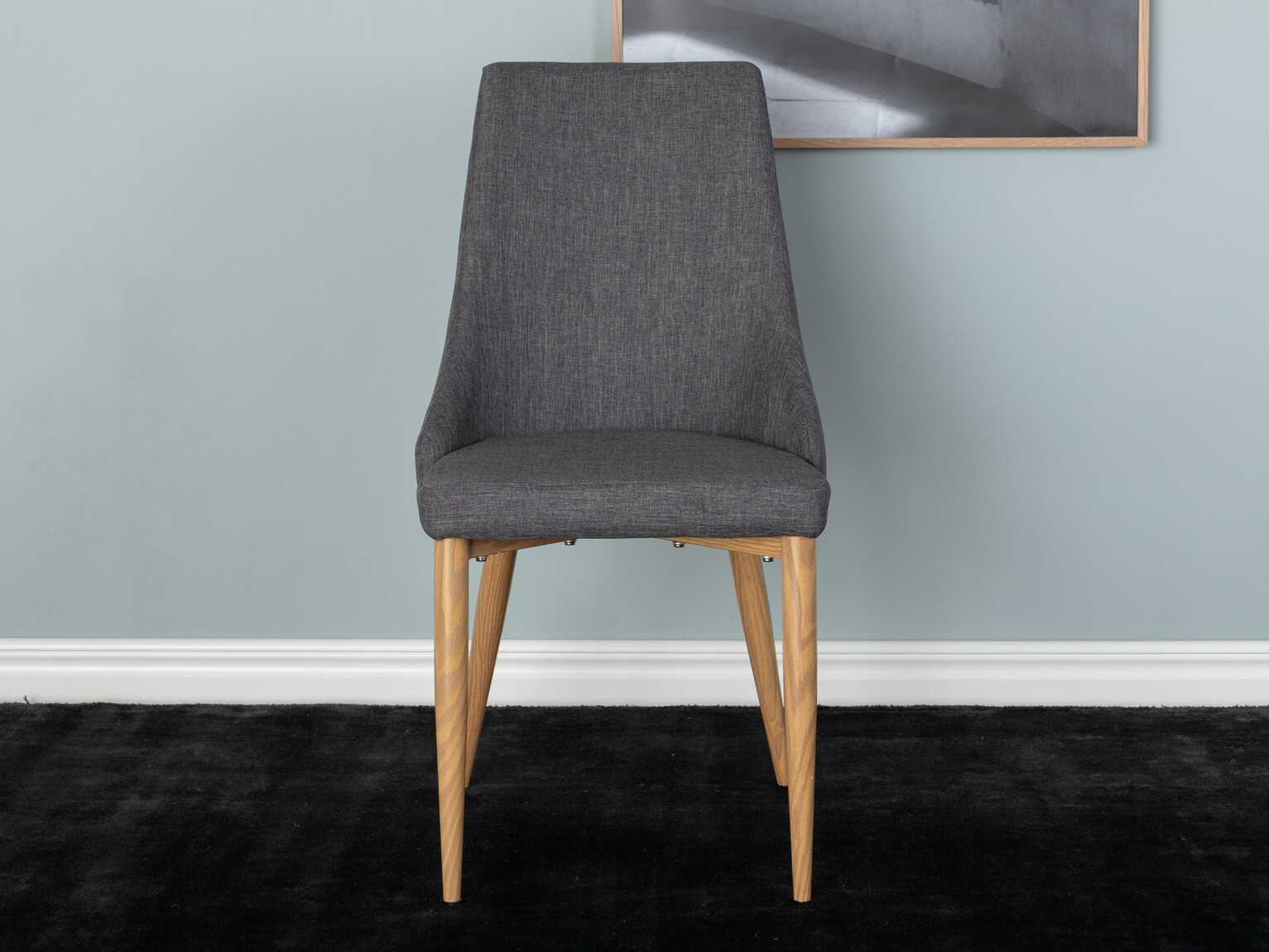 Stol Dallas 159 (Temno siva + Rjava)