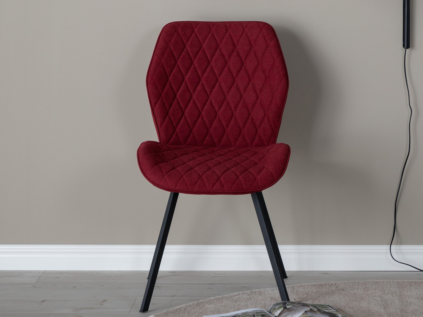 Stol Dallas 163 (Rdeča + Črna)