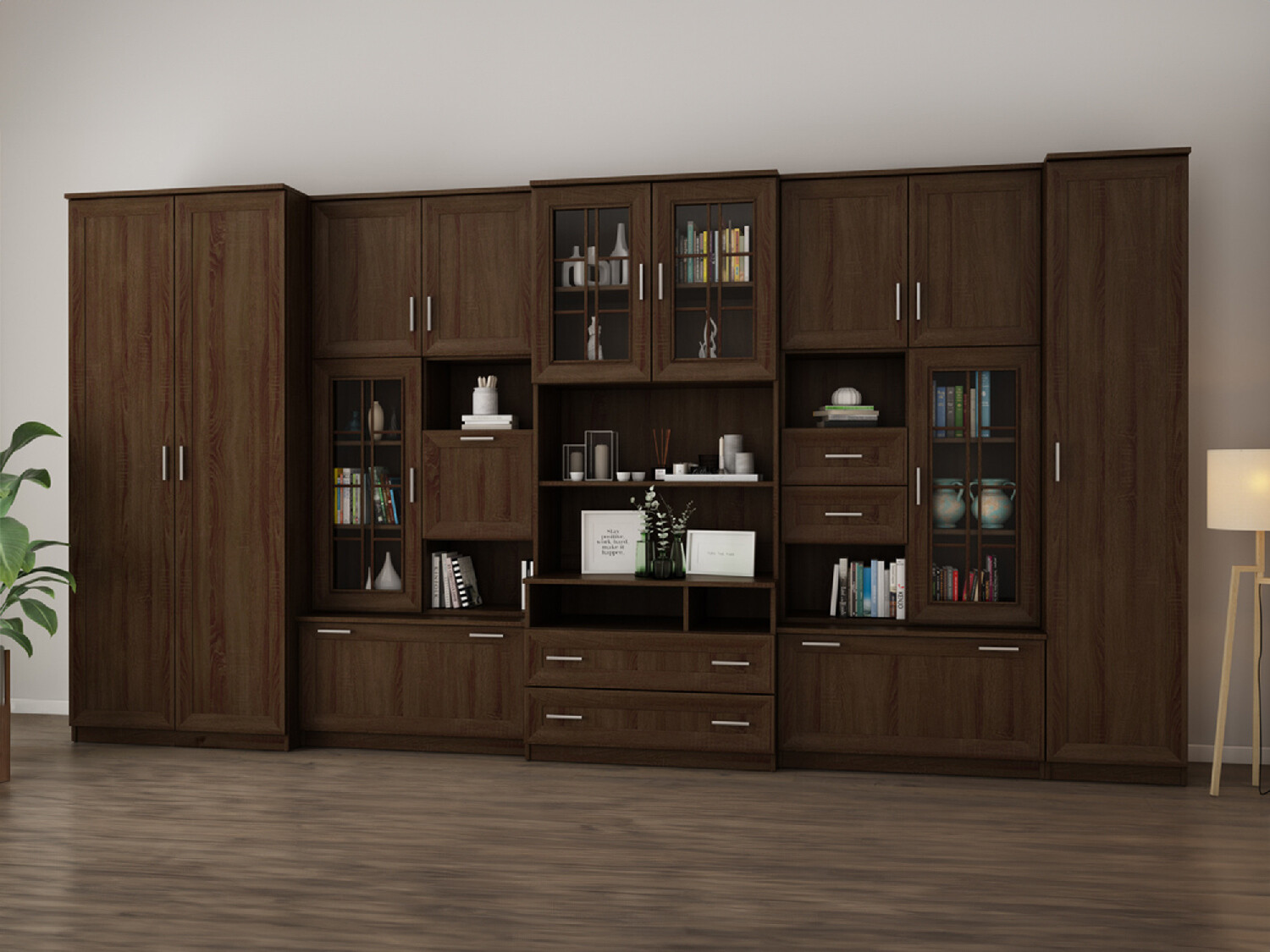 Dnevni prostor Lexington 103 (Temni Sonoma hrast)