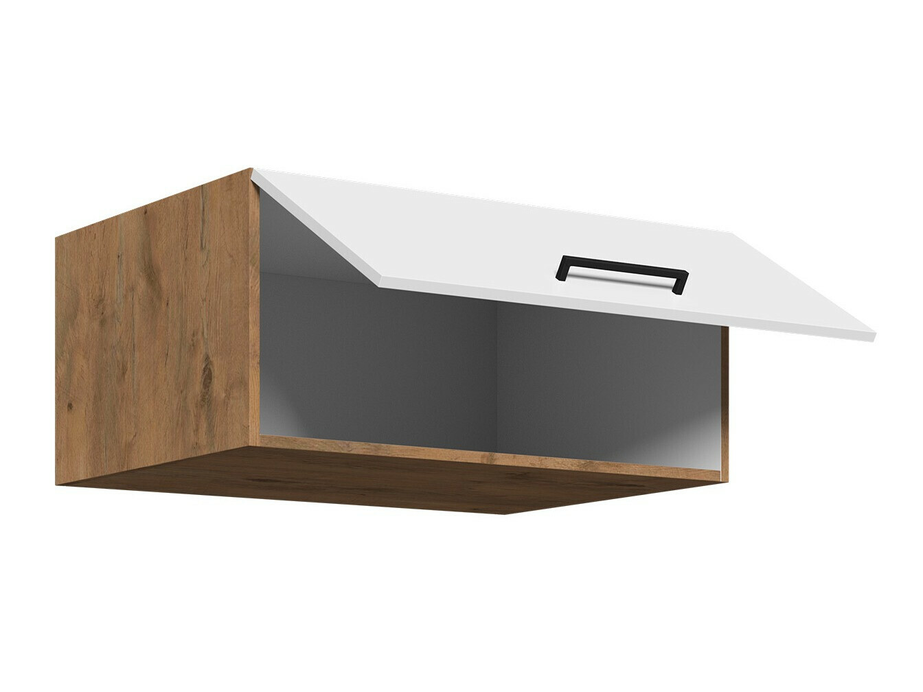 Modularna stenska omarica Wood Dark 132