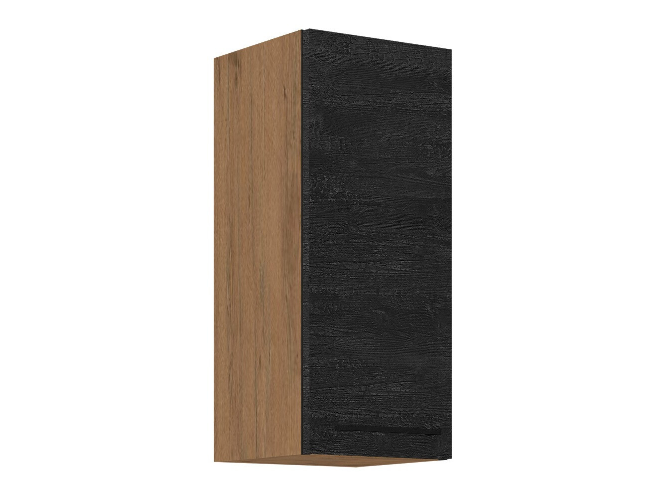 Modularna stenska omarica Wood Dark 134