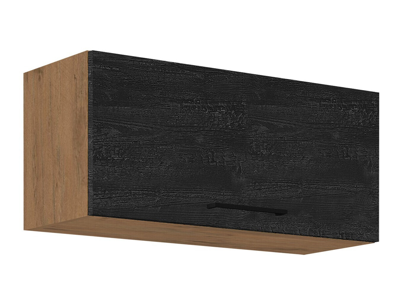 Modularna stenska omarica Wood Dark 136