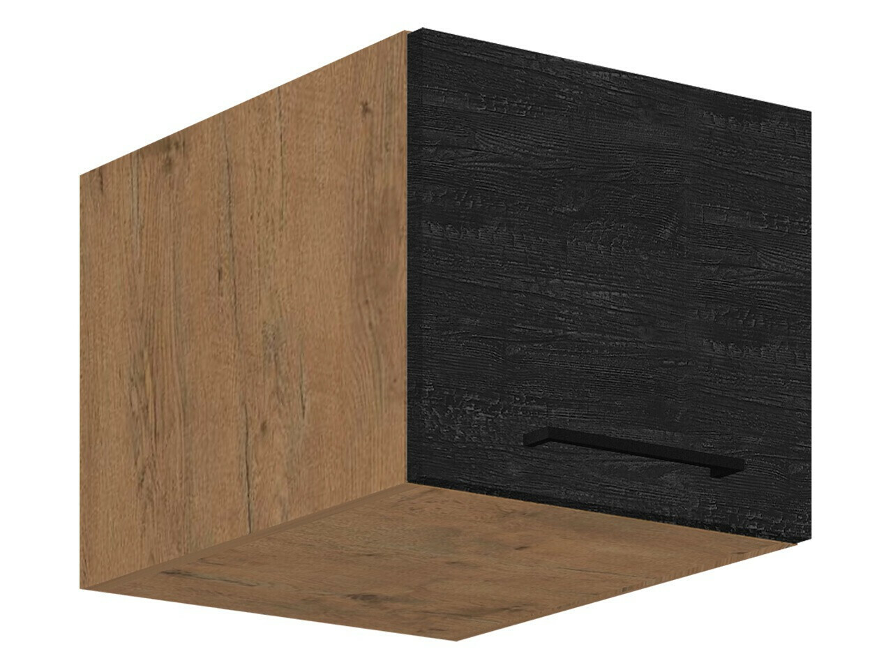 Modularna stenska omarica Wood Dark 137
