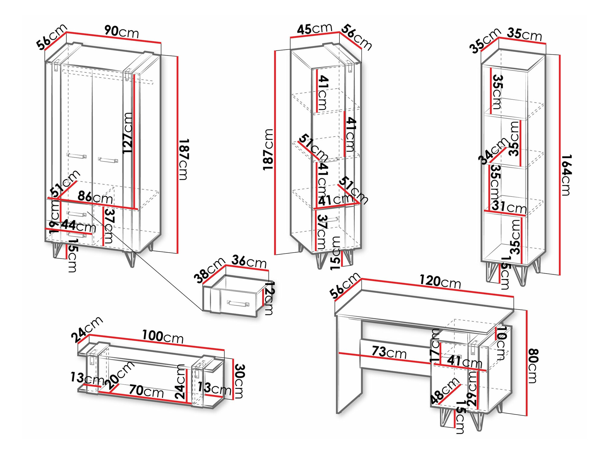 Pohištveni komplet Domdele 114