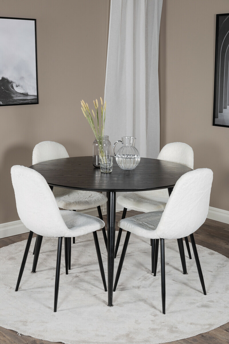 Stol Dallas 201 (Bela + Črna)